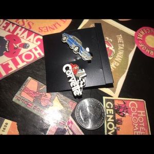 Vintage corvette pins